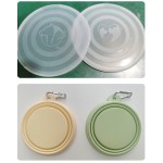 可折叠宠物碗工厂-工厂低起订量可折叠硅胶户外折叠便携喂食器