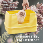 Cat Litter Cleaner Factory - Luxury 20L Stainless Steel Premium Pet Care Accessories Easy Clean Feature