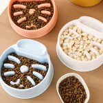 宠物碗工厂-高品质环保设计回收塑料彩色慢食