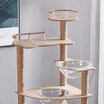 Cat Climbing Tree Manufacturer - Custom Eco-friendly With Scratching Post Large Integrated Wooden House
