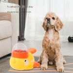Pet Food Dispenser Manufacturer - 1L Smart Interactive Press Entertainment Duck Bowl 2-in-1 Automatic