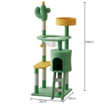 Cat Tree Factory - Factory Custom Ceiling Multi-level Tower With Hammock Ladder Sisal Short Plush