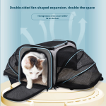 Pet Backpack Supplier - Open Top Oxford Material Fashionable Chest Crossbody Portable Outdoor Breathable Shoulder