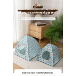 Pet Nest Bed Factory - Newly Designed Portable Lovely Foldable Camping Tent Bed House Dogs Cats