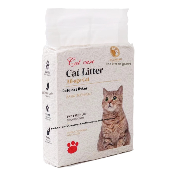 Cat Litter Supplier - Manufacturer Wholesale Dust-Free Tapioca Mixed Activated Carbon Tofu Clumping Sand