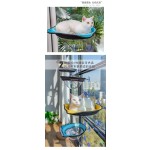 Cat Hammock Factory - Universal Hanging Hammock Safe Stable Strong Suction Cup New Four Season Modern