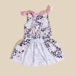 Dog Apparel Supplier - Printed Leopard Princess Skirts Summer Skirt Puppy Polyester Dog Dress