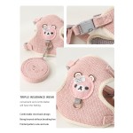 Pet Harness Set Factory - Manufacturer Straight Pet Dog Safety Harness Leash Set Wholesale