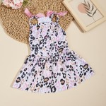 Dog Apparel Supplier - Printed Leopard Princess Skirts Summer Skirt Puppy Polyester Dog Dress