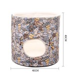 Cat Cave Bed Manufacturer - Pop-Up Plush Semi-Enclosed Tunnel House Foldable Design Play Ball