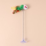 Pet Fun Toys Factory - Low Price Wholesale Cat Teasing Stick Spring Suction Cup Mouse Toys