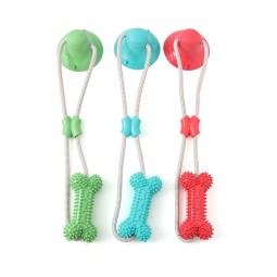 Pet Bone Toy Factory - Hot Selling Suction Cup Multifunctional Chew Grind Teeth Bite Resistant
