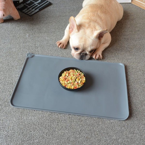 Pet Feeding Mat Supplier - Wholesale Non-Slip Silicone Base Waterproof Dogs Cats Tray Custom Colors