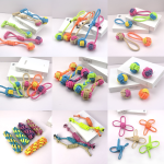 Dog Chew Toy Supplier - Wholesale Custom Rubber Bite Resistant Dog Rope TPR Toy Tooth Cleaning Interactive
