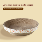 Cat Scratcher Supplier - Eco-Friendly Large Space Play Toy Nest Bowl Type Board Corrugated Paper Scratch-Free