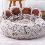 Pet Bed Supplier - Annual Procurement Paw Shape Foldable Pet Bed All Seasons Comfortable Small Large