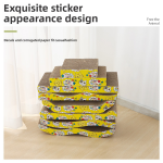 Cat Scratching Board Supplier - Bestseller Wholesale Modern Wood Bed Corrugated Paper Catnip Toy