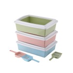 Cat Litter Box Manufacturer - Free Cat Litter Shovel Convenient Easy Clean 20L Larger Semi-Closed Thickened