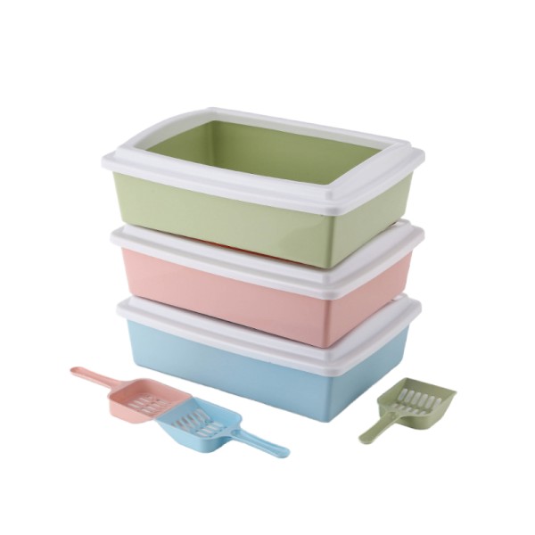 Cat Litter Box Manufacturer - Free Cat Litter Shovel Convenient Easy Clean 20L Larger Semi-Closed Thickened