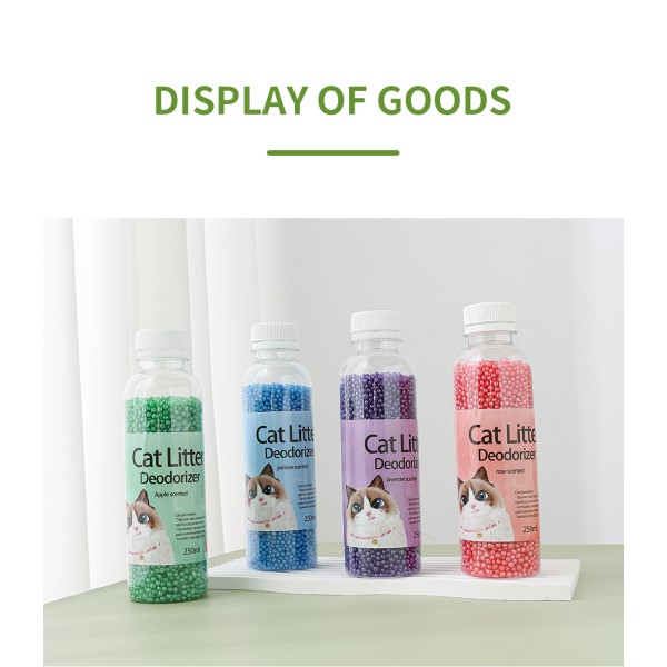 Pet Deodorizing Beads Factory - Hot Selling Absorb Odors Safe Environmentally Friendly Cat Deodorizing