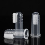 Pet Toothbrush Supplier - Hot Selling Convenient Safe Silicone Finger Cots for Cats Toothbrushes