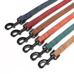 Dog Collar Manufacturer - Factory Direct Sales Adjustable Leather Raffy Print Flexible Multi Color