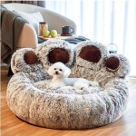 Pet Bed Supplier - Annual Procurement Paw Shape Foldable Pet Bed All Seasons Comfortable Small Large