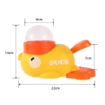 Pet Food Dispenser Manufacturer - 1L Smart Interactive Press Entertainment Duck Bowl 2-in-1 Automatic
