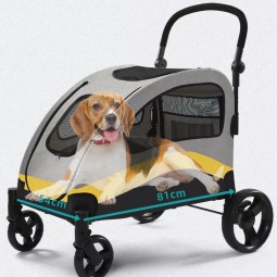 Pet Stroller Supplier - Cat Carrier with Wheels Detachable