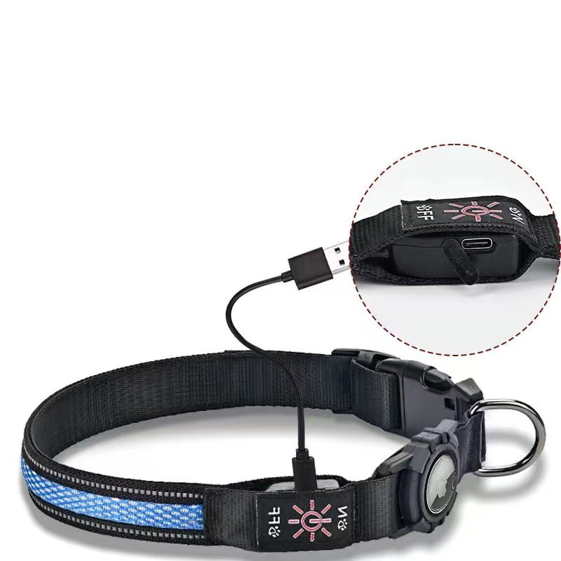 Dog Collar Supplier - Hot Sale Tracker Holder Reflective PVC