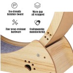 Cat Wheel Supplier - Natural Wood Color Exercise Cute