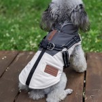 Puppy Clothes Supplier - Built in Harness Outdoor Walking