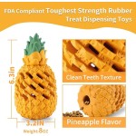 Dog Chew Toy Supplier - Pineapple Indestructible Tough Treat