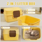Cat Litter Box Manufacturer - Multicolor No-Mess Hooded