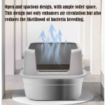 Metal Litter Box Supplier - High Wall Slides Enclosure With Lid