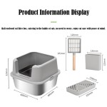 Stainless Litter Box Factory - Super Large Enclosed Easy Clean