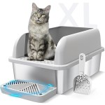 Stainless Litter Box Supplier - New Arrival Steel With Lid