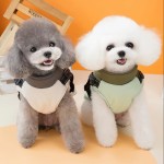 Puppy Clothes Supplier - Built in Harness Outdoor Walking