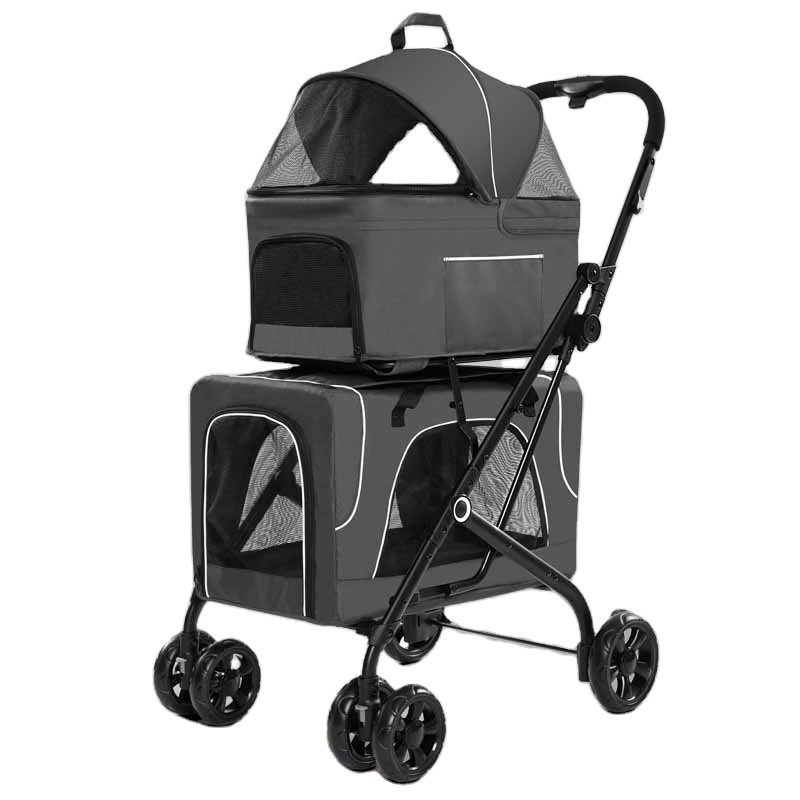 Dog Stroller Manufacturer - Large Detachable 4 Wheel Luxury