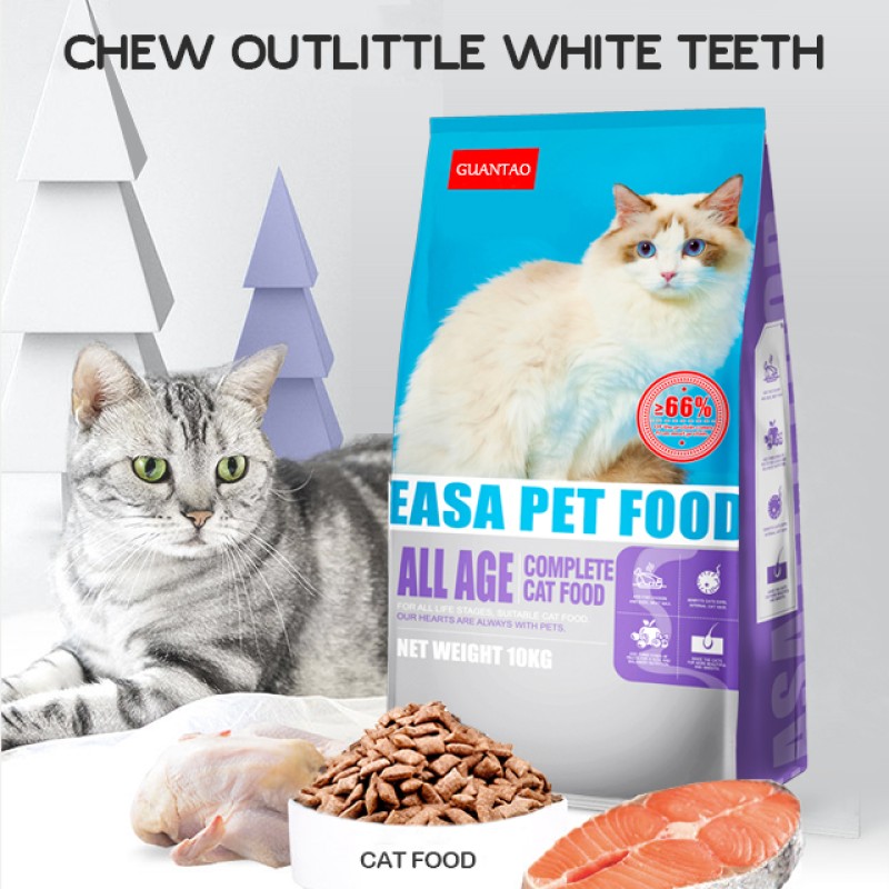 Cat Dry Food Factory - Customized Printing Zipper Raw Chicken