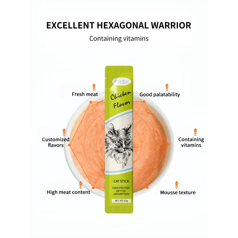 猫零食供应商-高质量15克三文鱼味条