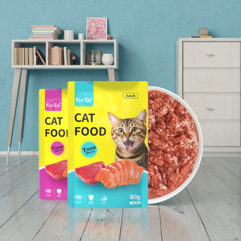 Wet Cat Food Manufacturer - Wholesale 80g Tuna Flavor Adult