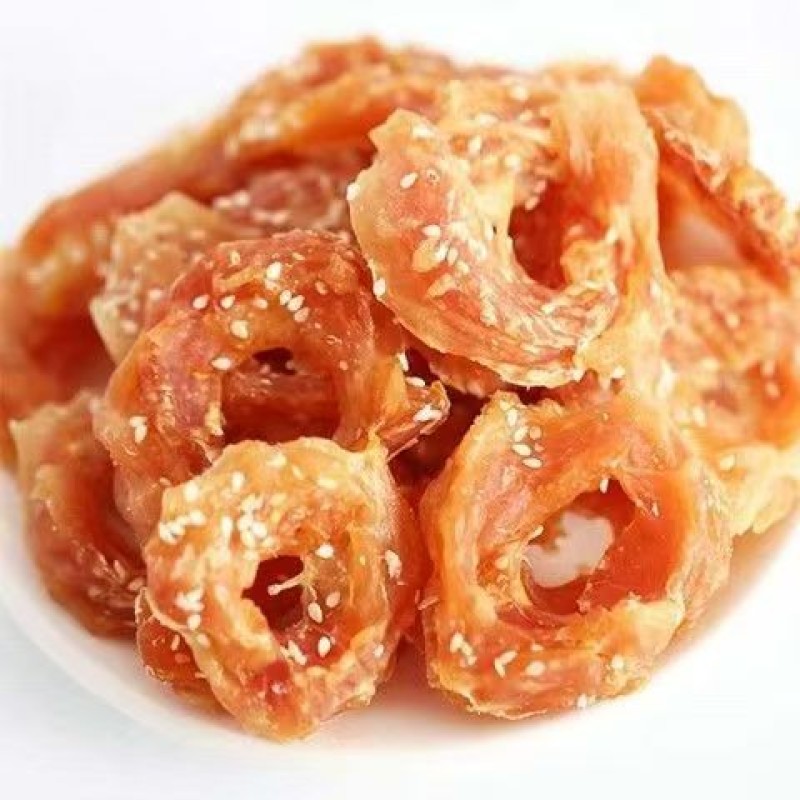 宠物食品生产厂家-OEM干鸡肉粒训练奖励