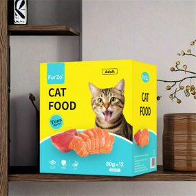 Cat Food Paste Factory - Tuna Flavor 80g 12 Bags Box