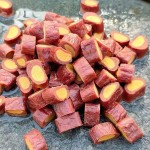 狗零食工厂-优质高蛋白牛肉蛋黄馅