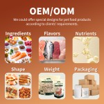 狗零食生产厂家-肉干100克牛肉块蛋黄馅