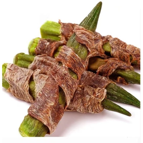 Dog Snacks Factory - 100g Duck Okra Non-GMO Grain-Free