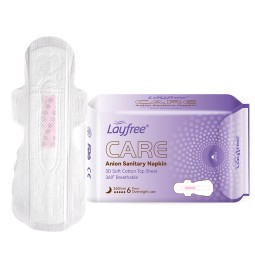 卫生巾工厂-可定制草本抗菌卫生巾