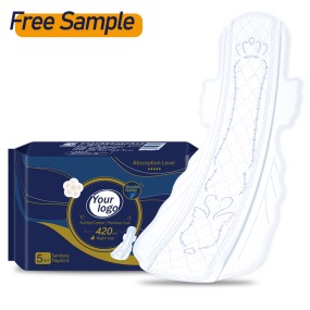 Sanitary Pads Factory - Free Sample 420mm Night Use