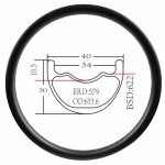 Downhill MTB Rim Factory - 29er Carbon Rims 32H Carbon Wheels